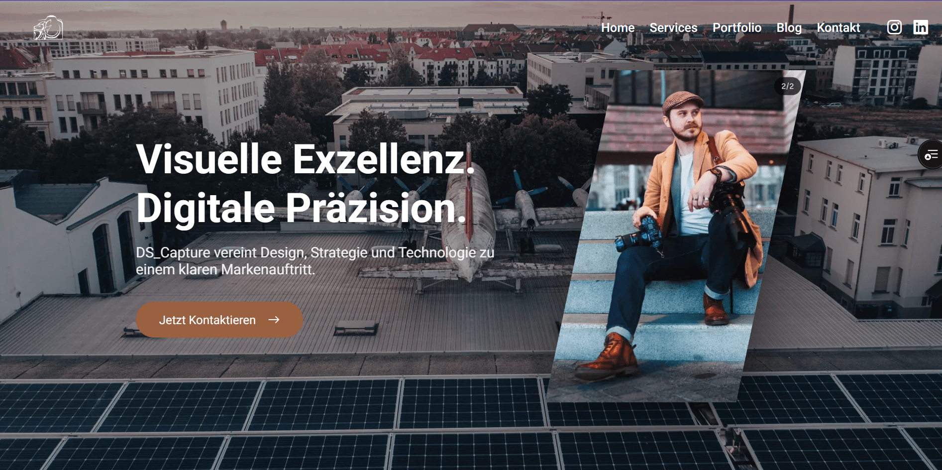 Screenshot der Website DS_Capture